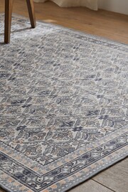 Grey Beatrice Oriental Washable Rug - Image 3 of 6