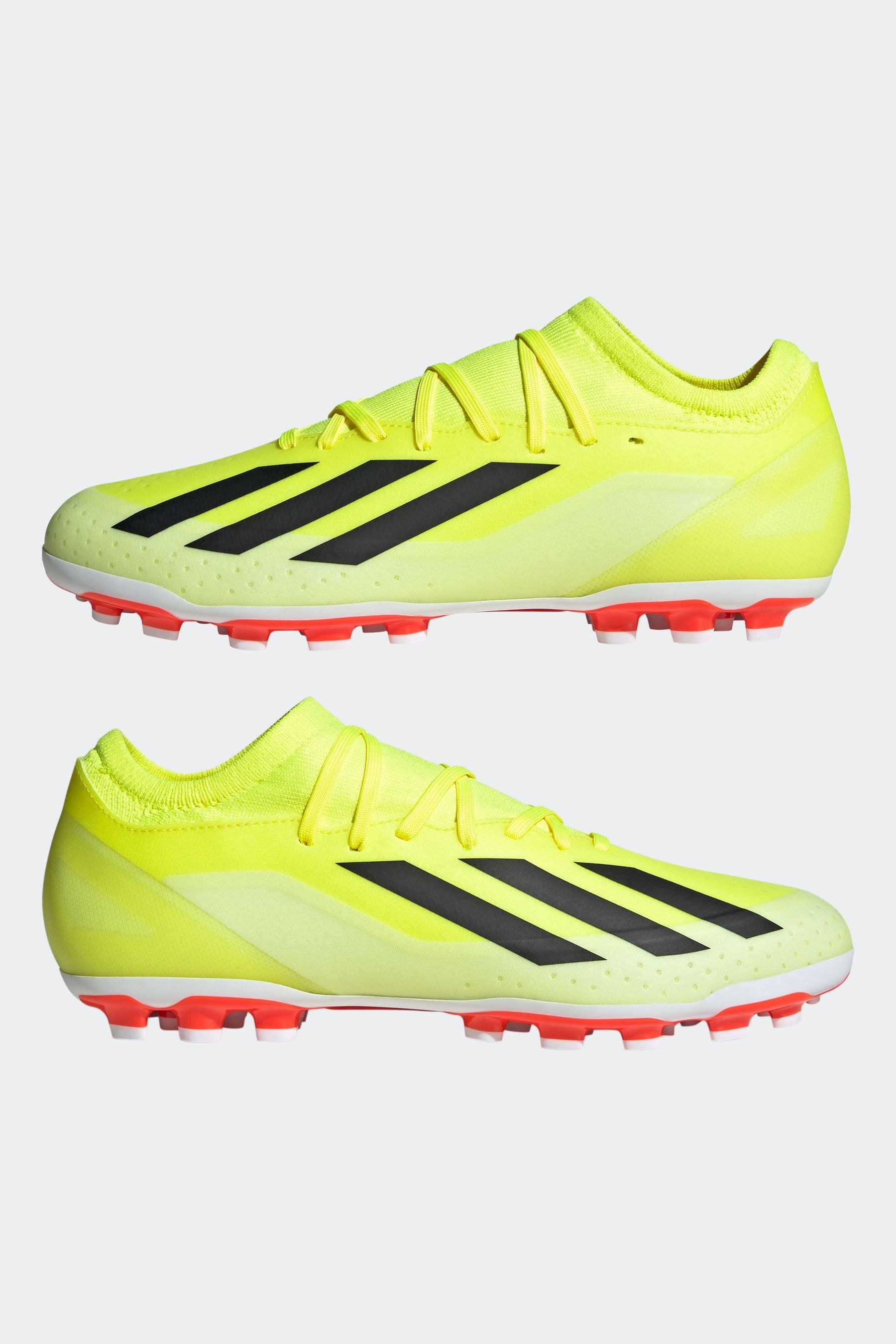 adidas Yellow Performance X Crazyfast League Artificial Grass Boots