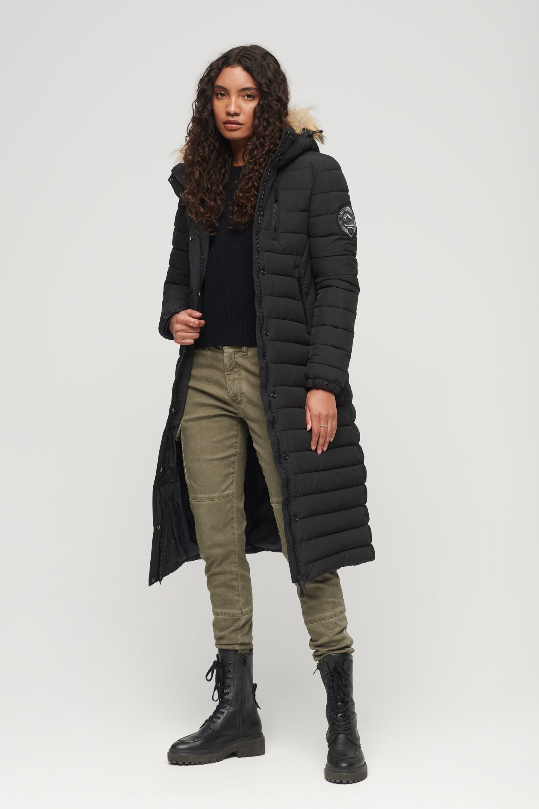 Fuji superdry coat top