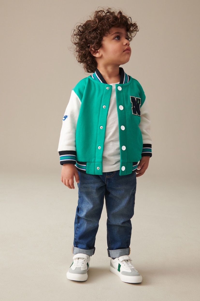 Green Letterman Jacket (3mths-7yrs) - Image 2 of 10