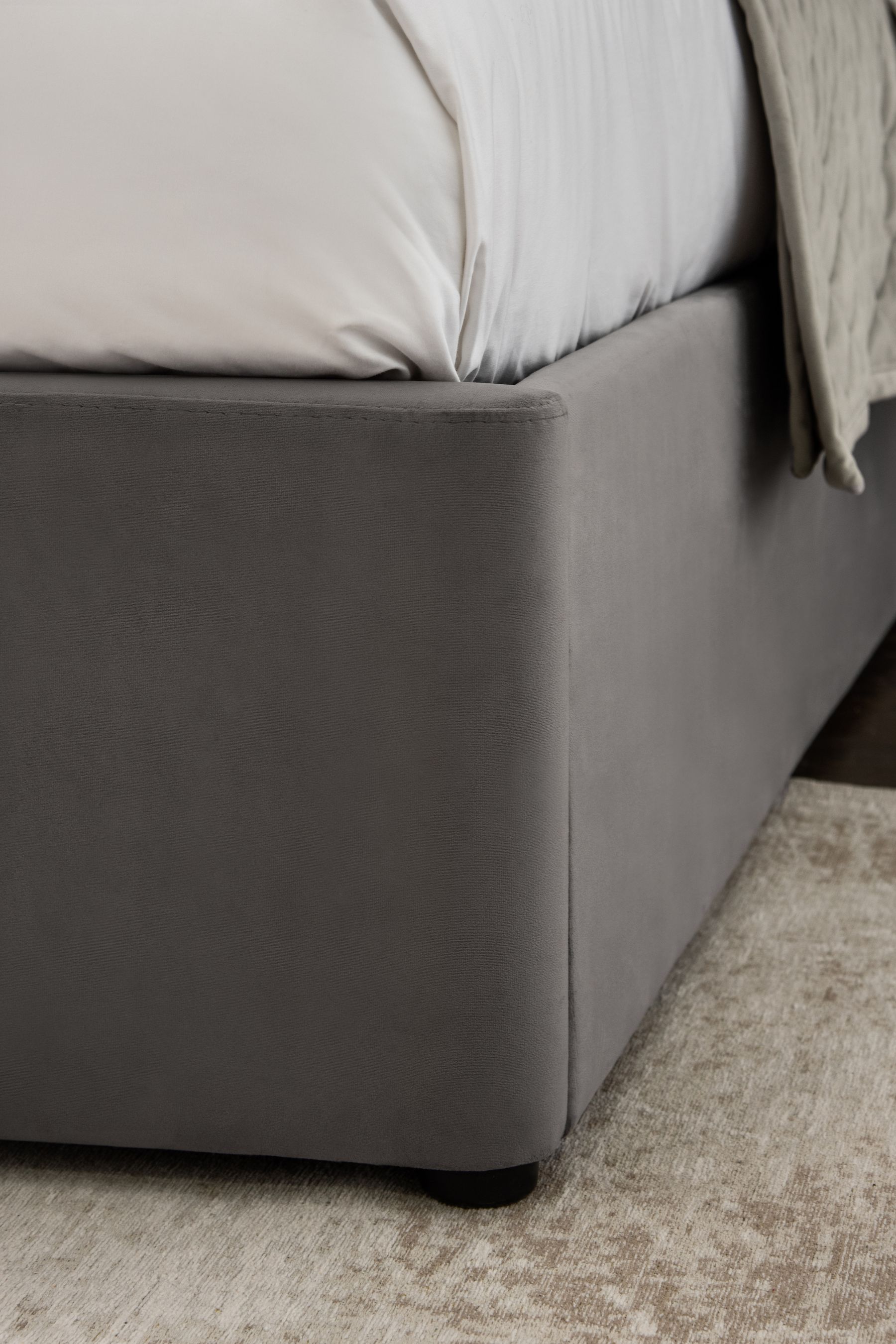 Millicent upholstered shop storage standard bed