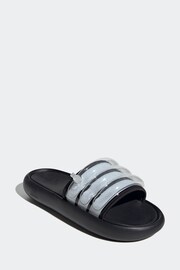 adidas Black Sportswear Zplaash Slides - Image 3 of 9