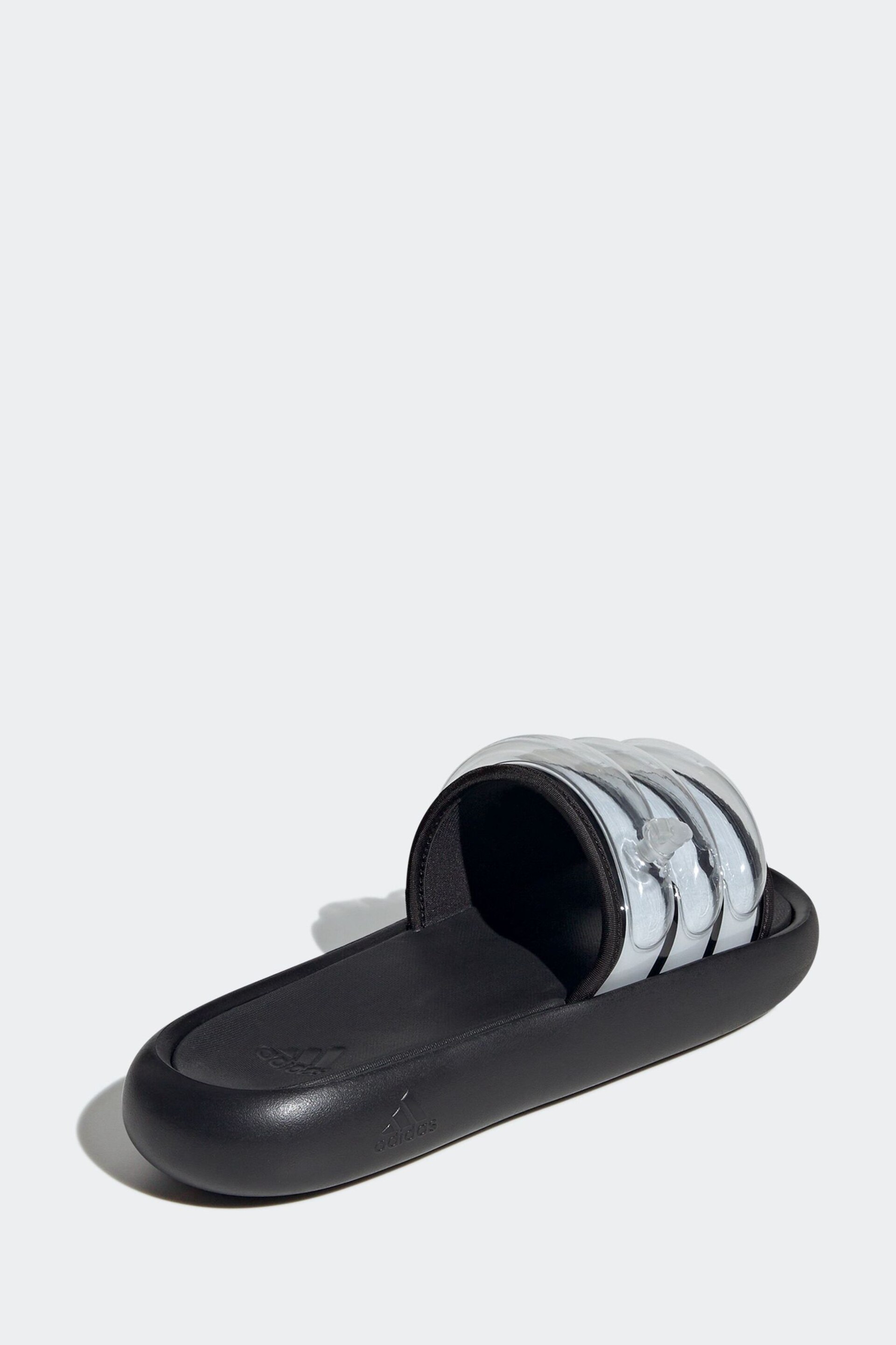 adidas Black Sportswear Zplaash Slides - Image 4 of 9