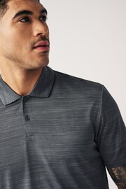 Slate Grey Active Mesh Golf Polo Shirt - Image 1 of 4