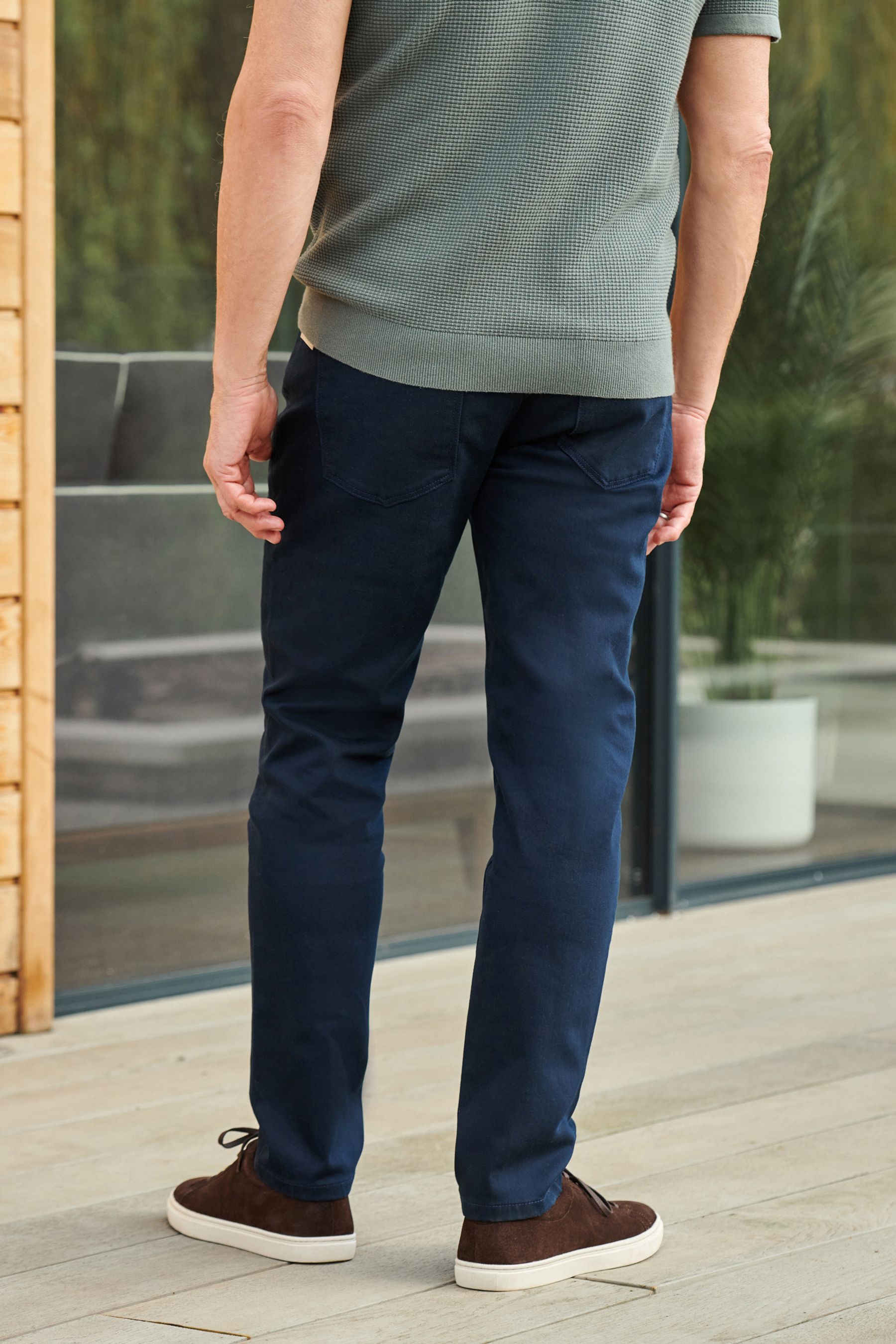 Navy Slim Classic Stretch Jeans
