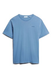 Superdry Light Blue Vintage Washed T-Shirt - Image 6 of 6