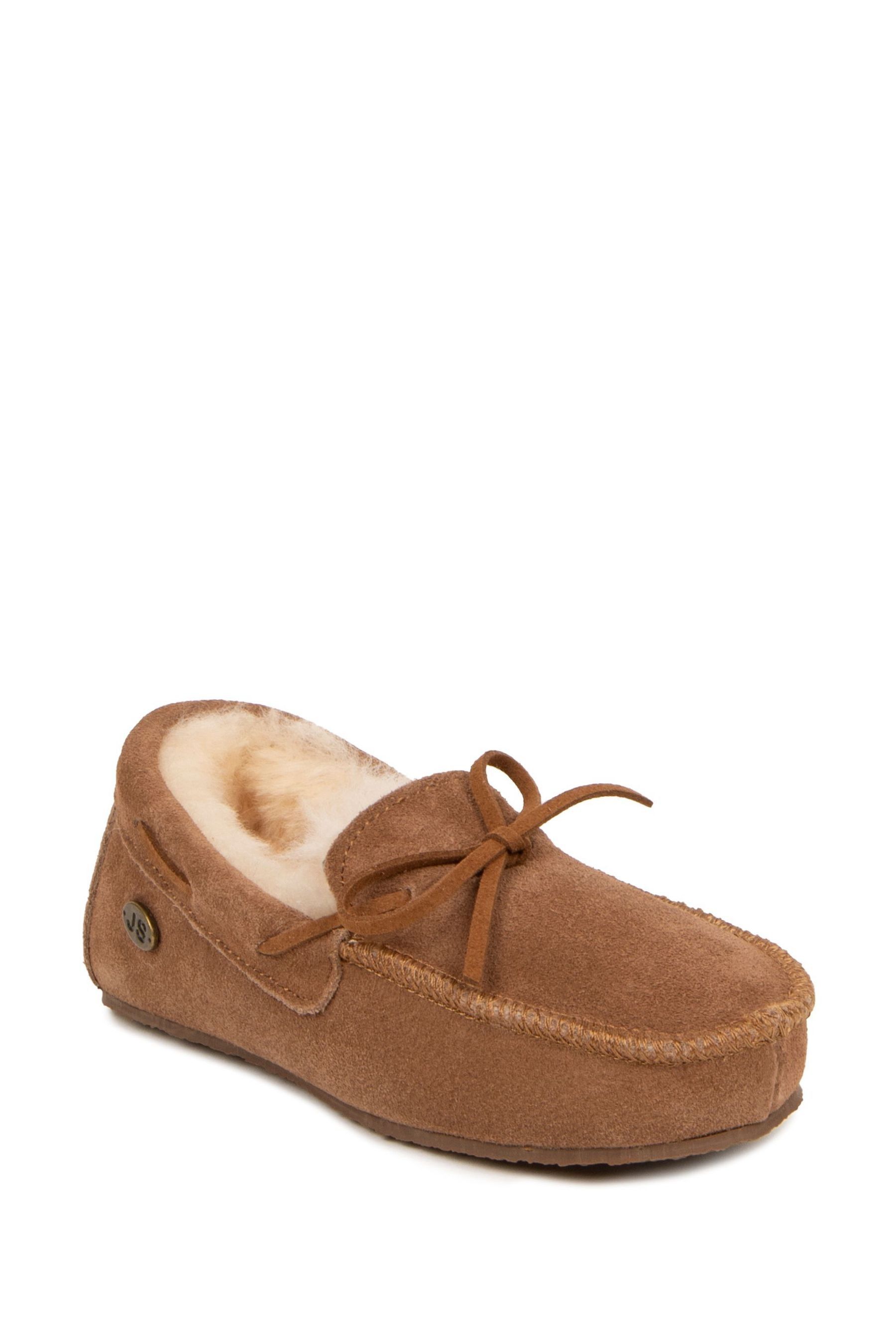 Buy Just Sheepskin Brown Boys Just Sheepskin Mini Torrington Slippers from Next Oman