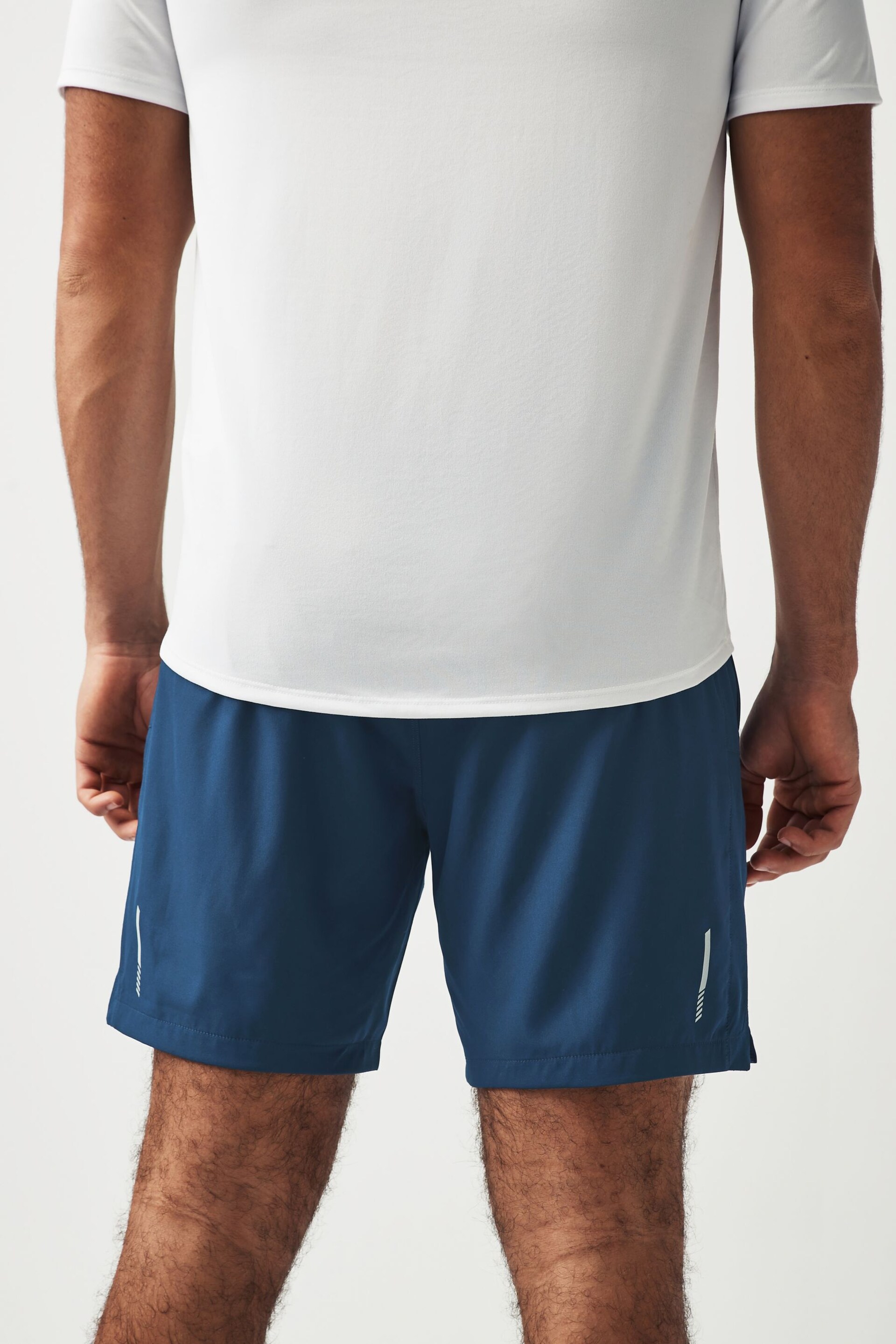 Blue 7 Inch Active Gym Sports Shorts - Image 4 of 10