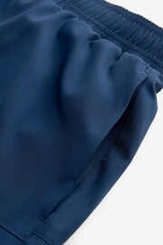 Blue 7 Inch Active Gym Sports Shorts - Image 8 of 10