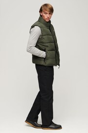 Superdry Green Sports Puffer Gilet - Image 3 of 9
