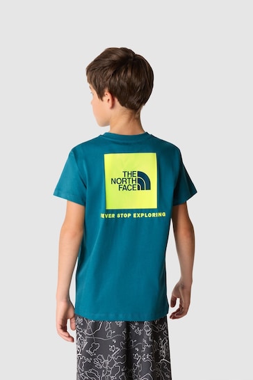 The North Face Blue Light Boys Redbox Back Graphic T-Shirt