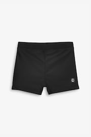 Black Shorter Length Stretch Swim Shorts (3-16yrs) - Image 5 of 6