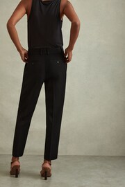 Reiss Black Gabi Slim Fit Suit Trousers - Image 4 of 6
