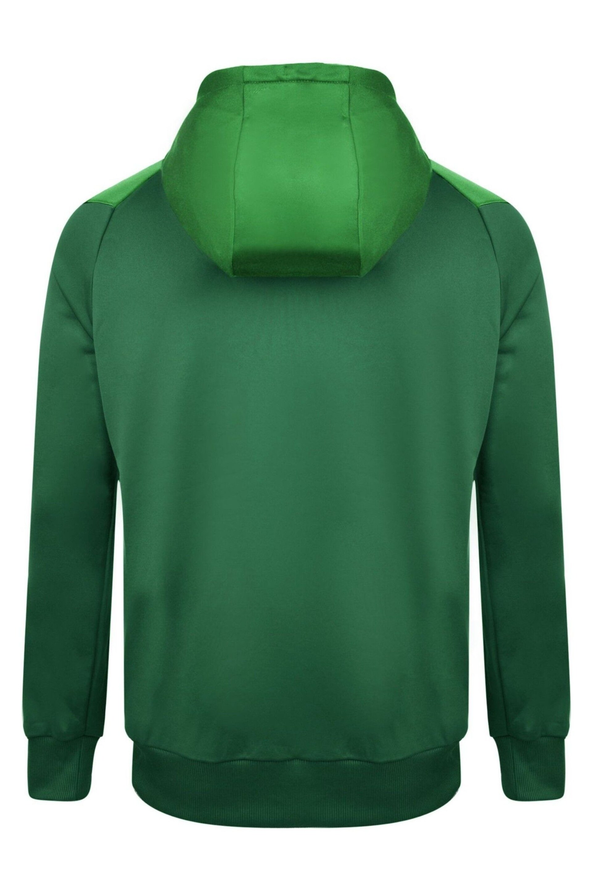 Umbro Green Junior Zip Thru Hoodie - Image 2 of 2