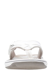 Clarks White Brinkley Sea Sandals - Image 4 of 7