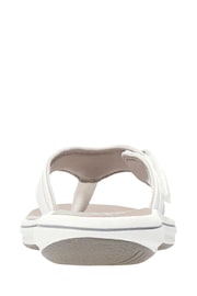 Clarks White Brinkley Sea Sandals - Image 5 of 7