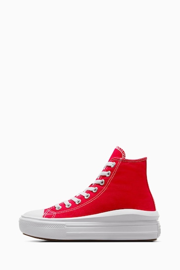 Converse Red Move High Top Trainers