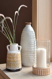 Natural Large Textured Ceramic Vase - Image 2 of 6