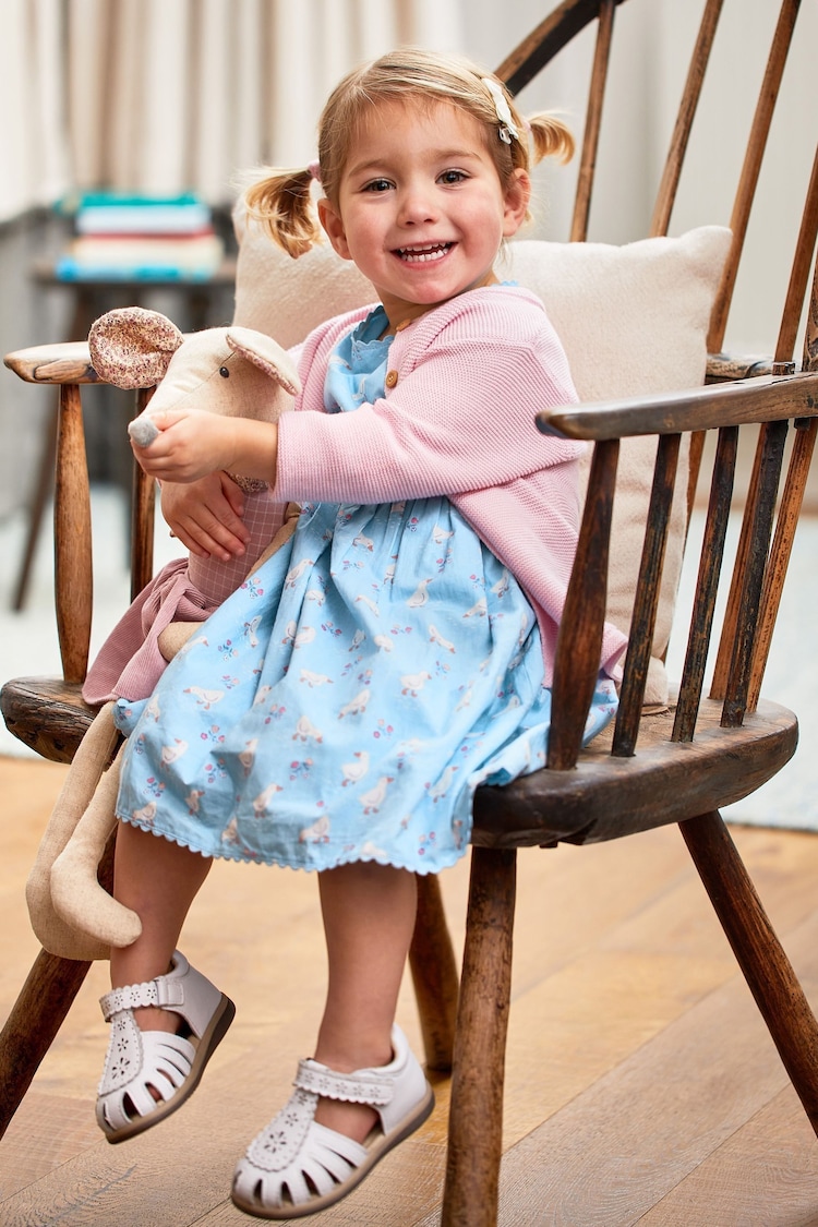 JoJo Maman Bébé Pink Cotton Cardigan - Image 1 of 4