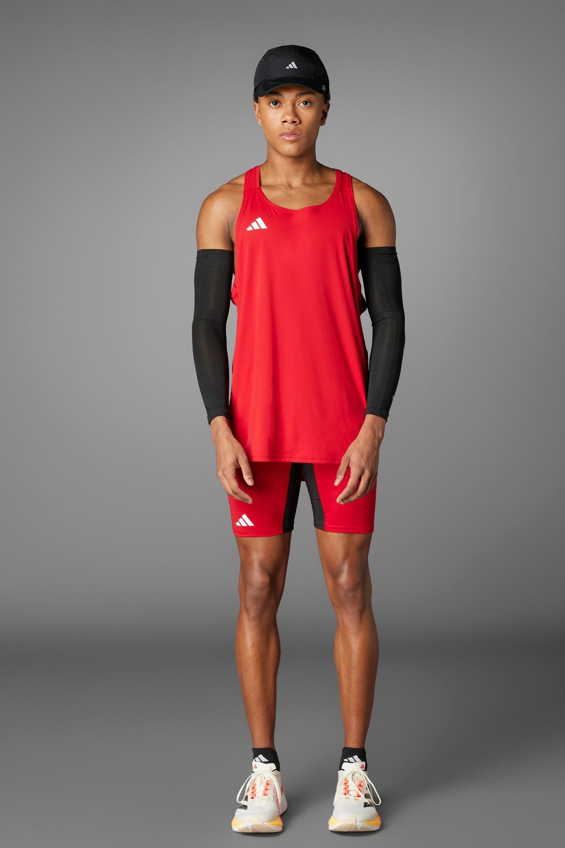 Buy adidas Red Adizero Essentials Running Tank Top from the Next UK online shop