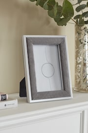 Grey Velvet Picture Frame - Image 2 of 6