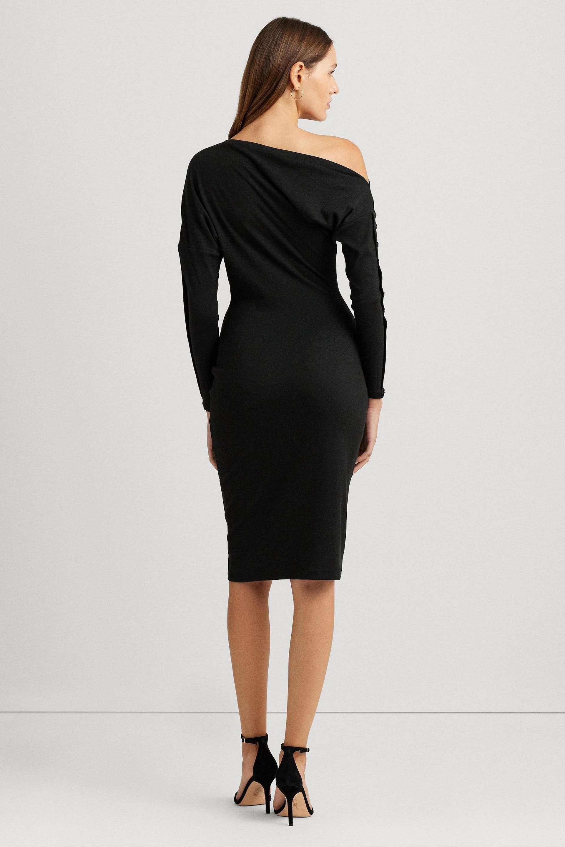 Lauren Ralph Lauren Black Yaslee Dress - Image 3 of 9