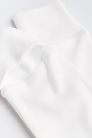 White 5 Pack Cotton Baby Sleepsuits (0-18mths) - Image 7 of 7