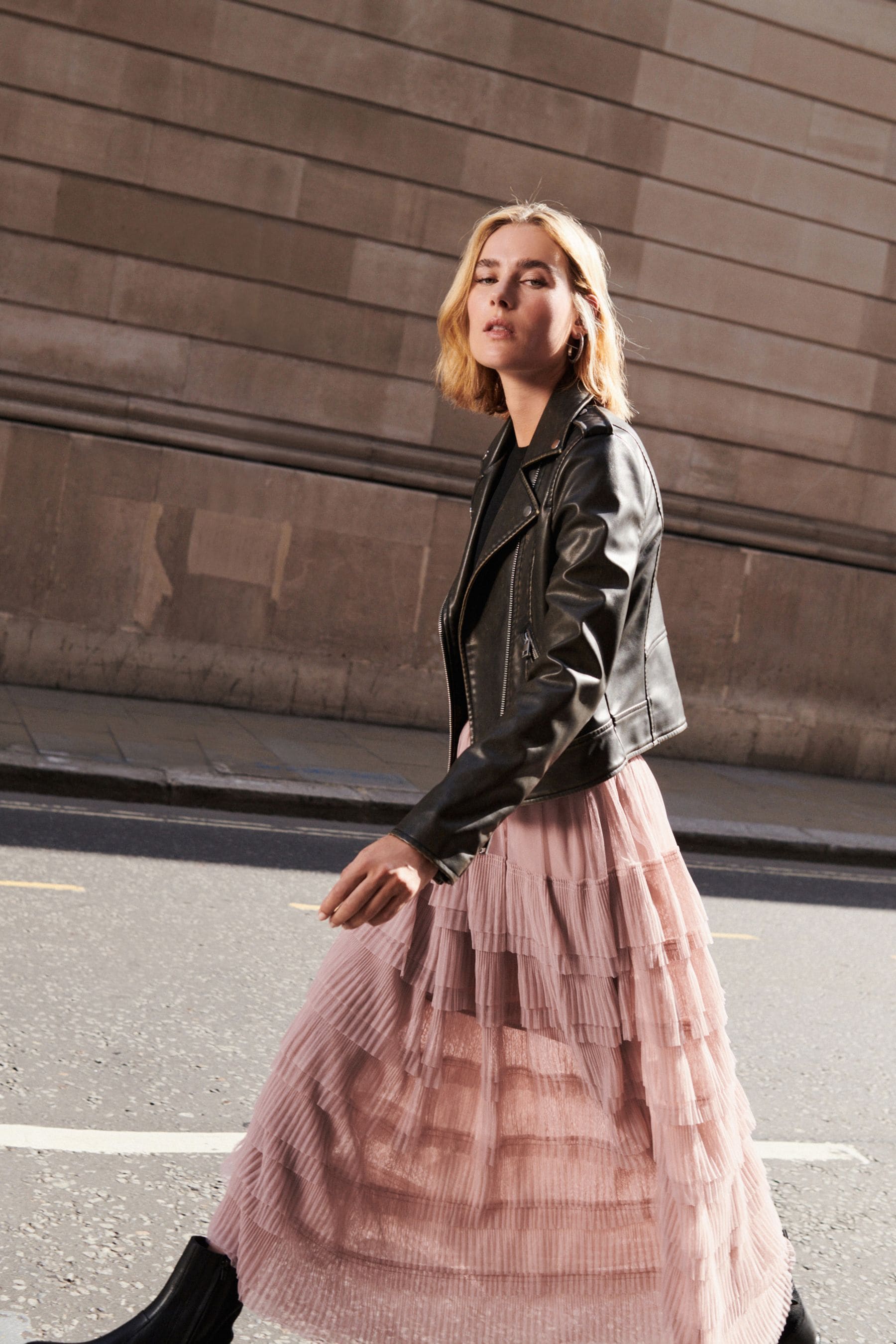 Pink tulle skirt 6t top