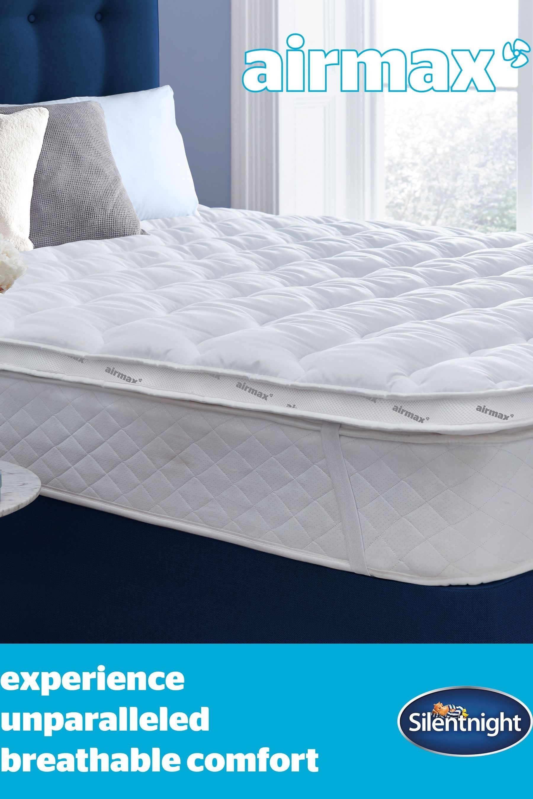 Silentnight dual layer anti allergen airmax mattress topper discount