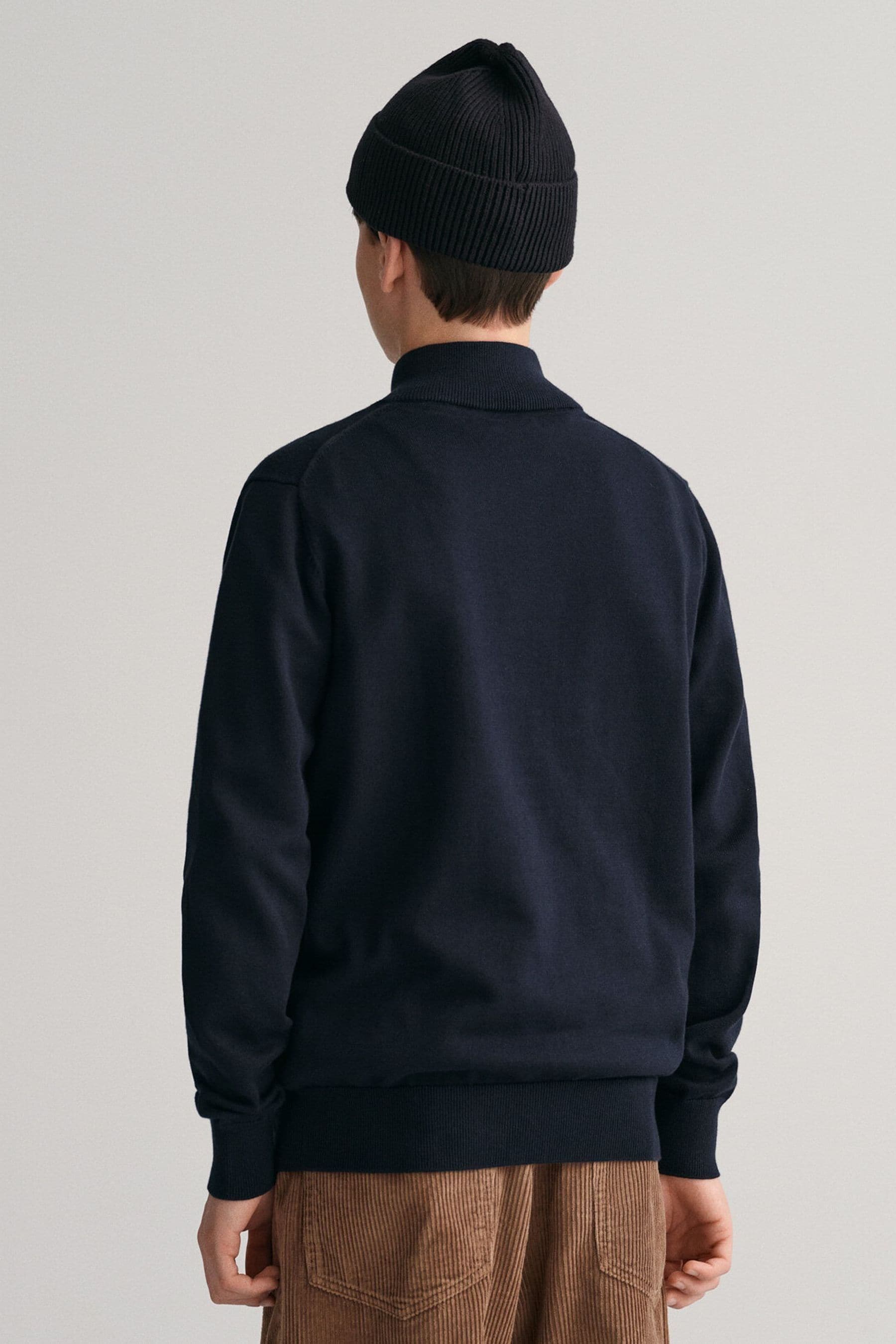 Gant grey half zip jumper cheap