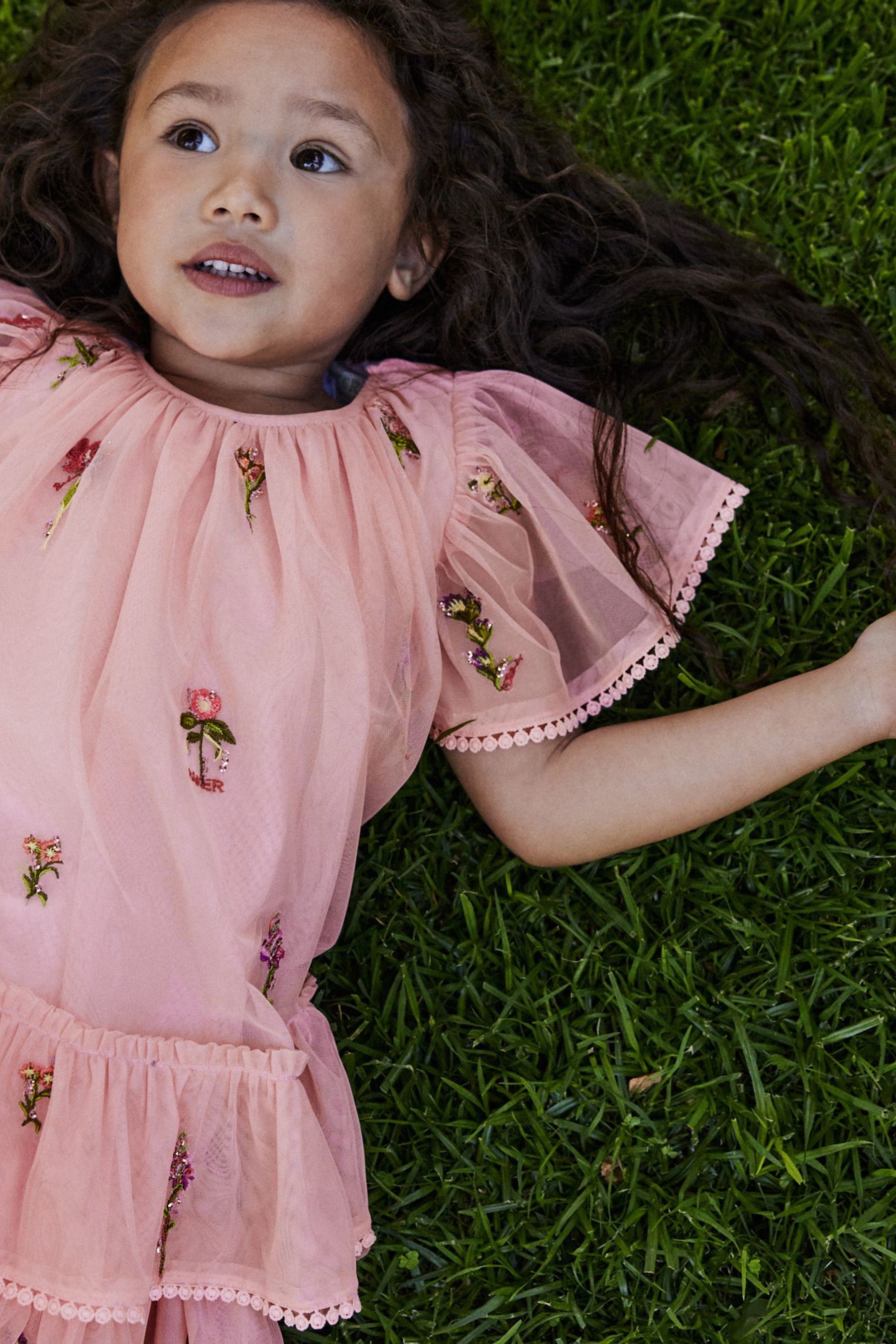 Buy Baker by Ted Baker Embellished Tulle Dress from Next Luxembourg
