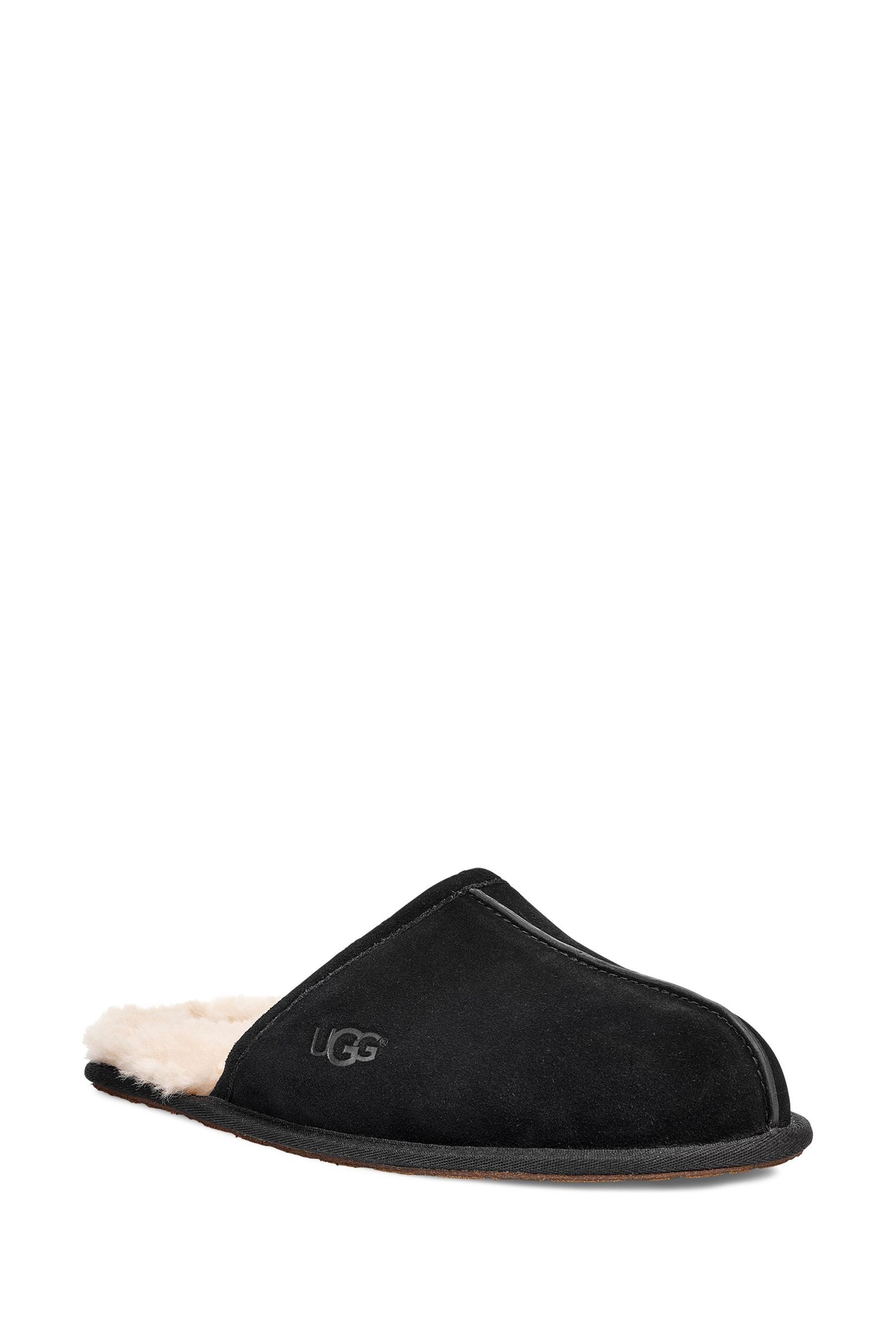 Buy UGG Black Faux Fur Lined Scuff Slippers from the Next UK online shop