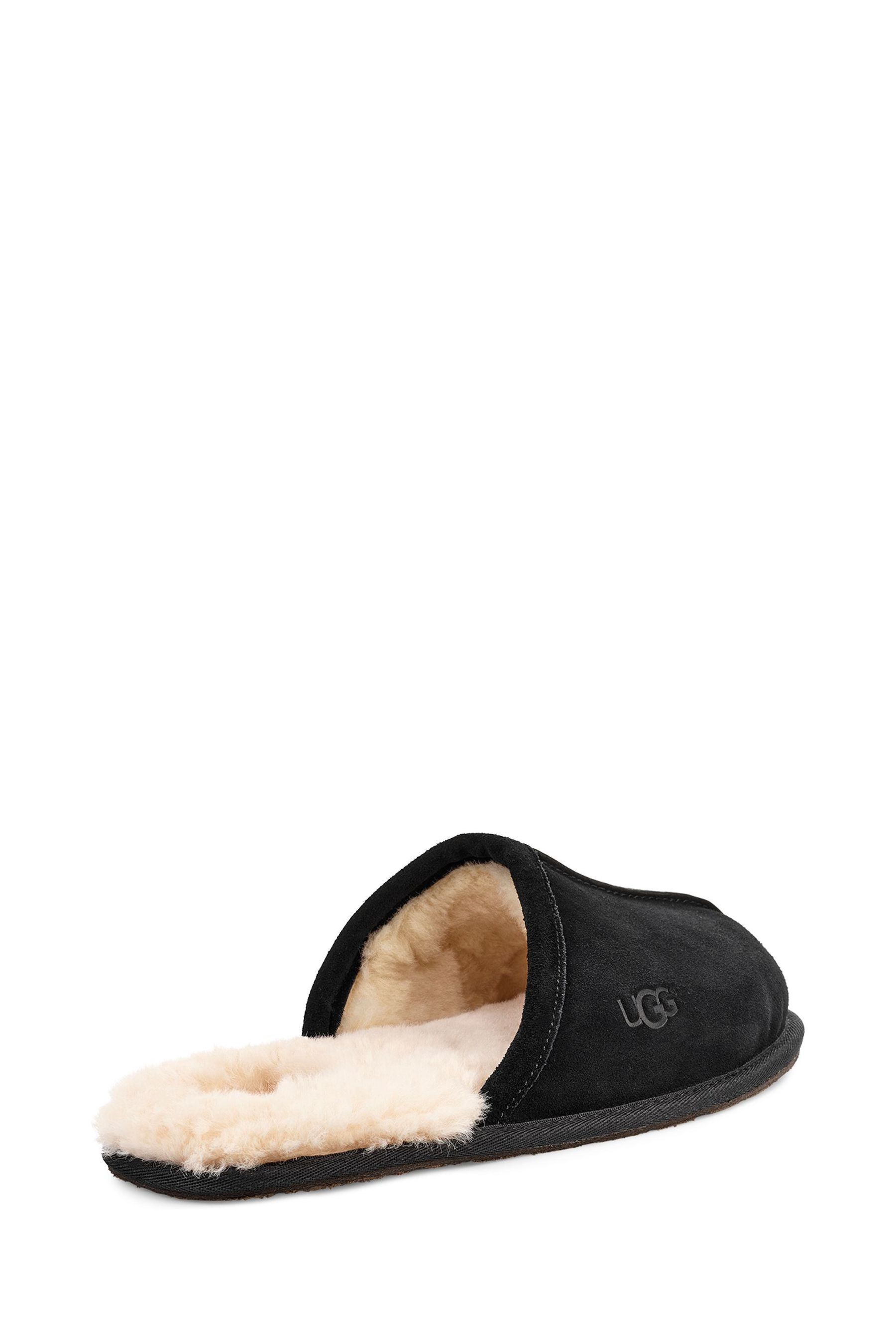 Black fuzzy ugg slippers cheap