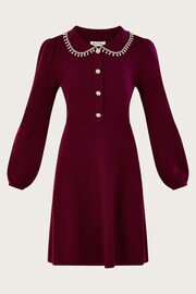 Monsoon Pink Cleo Collar Dress - Image 5 of 5