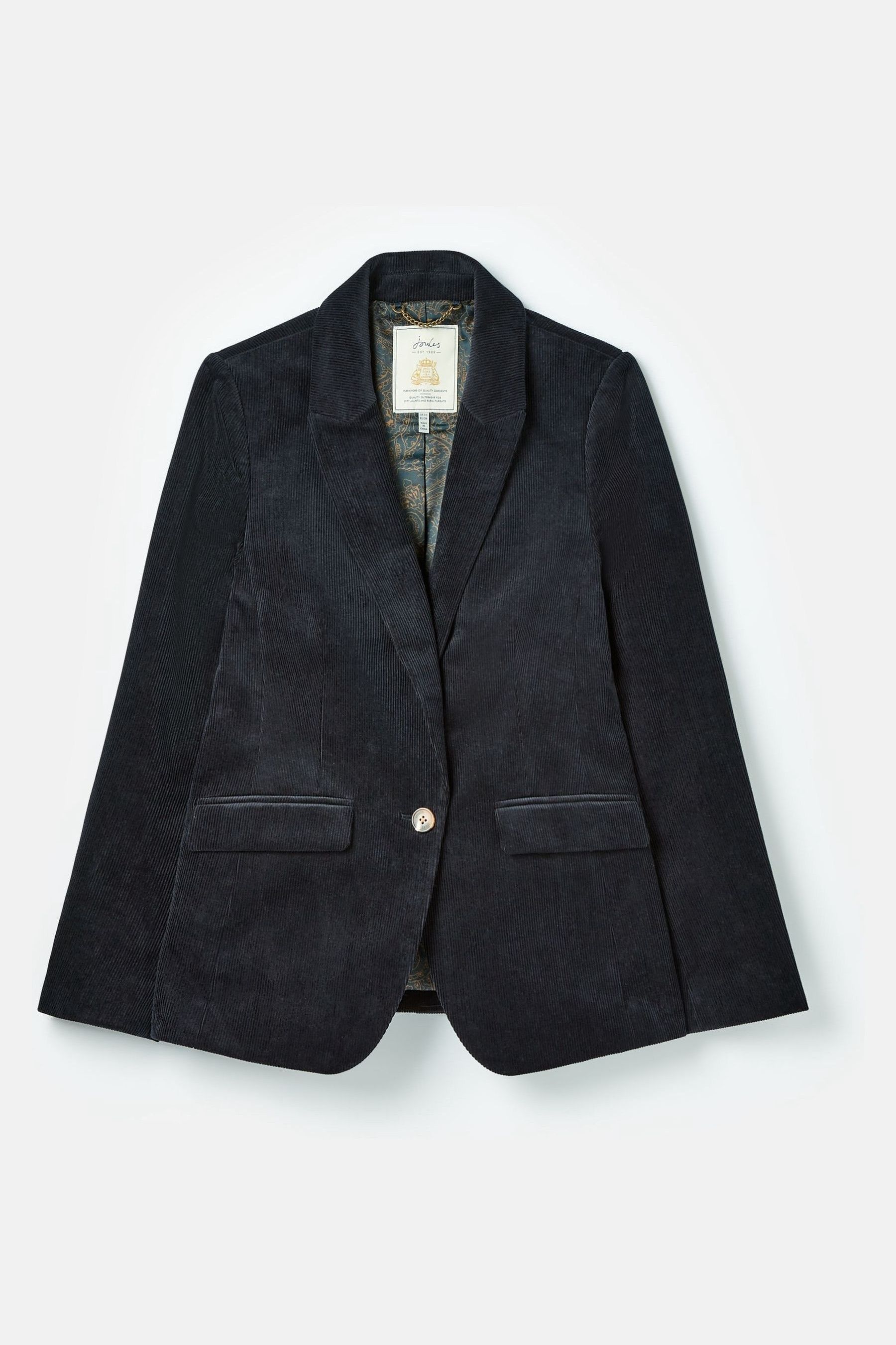 Buy Joules Holton Navy Blue Corduroy Blazer from Next Armenia