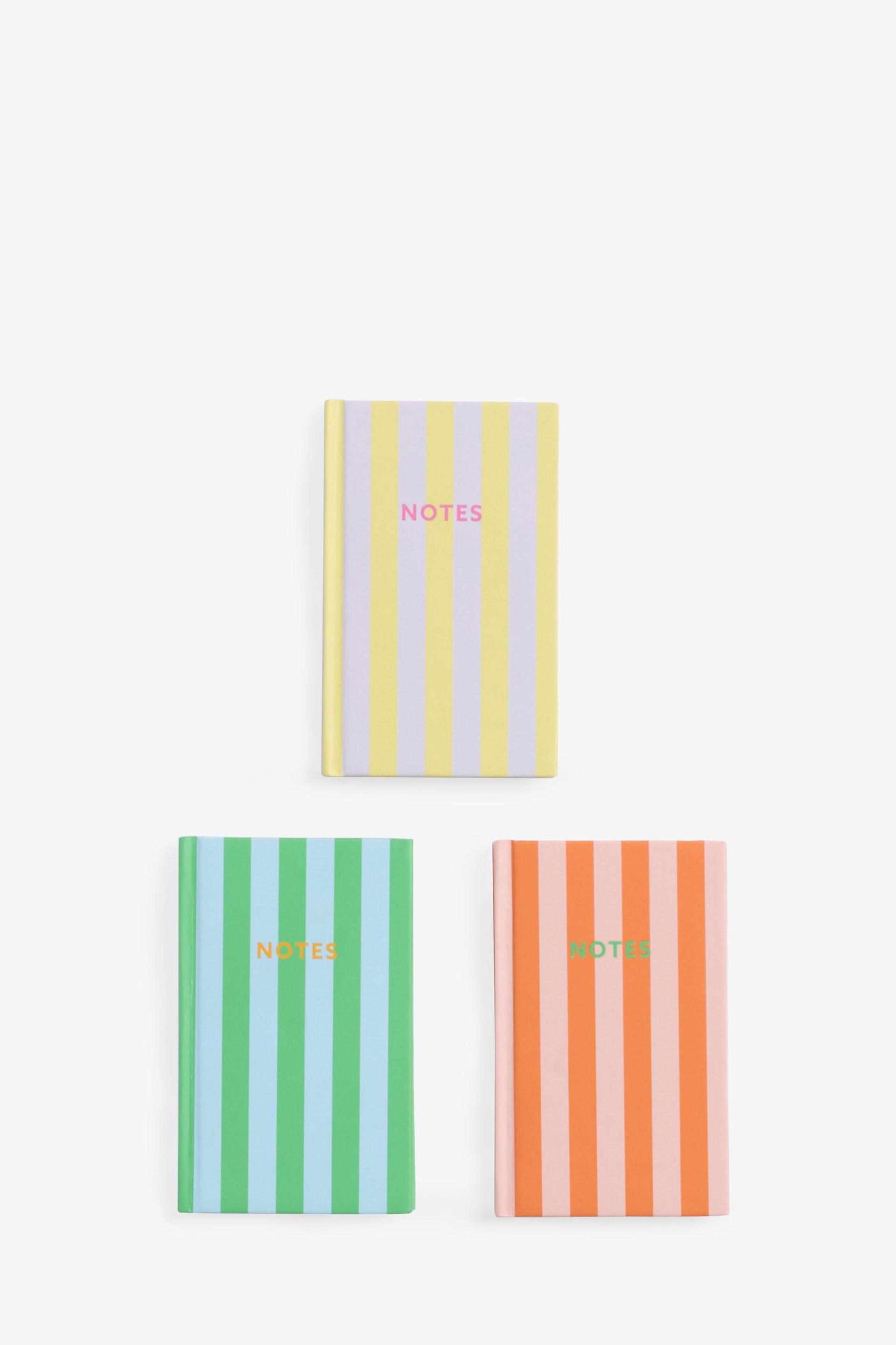 Set of 3 Multi Pastels Sorbet A6 Hardback Notebooks - Image 3 of 4