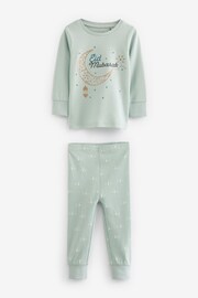 Green Snuggle Eid Pyjamas 1 Pack (9mths-12yrs) - Image 2 of 5