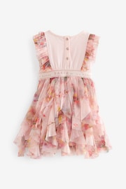 Baker by Ted Baker Floral Mesh Mockable Dress - Image 6 of 9