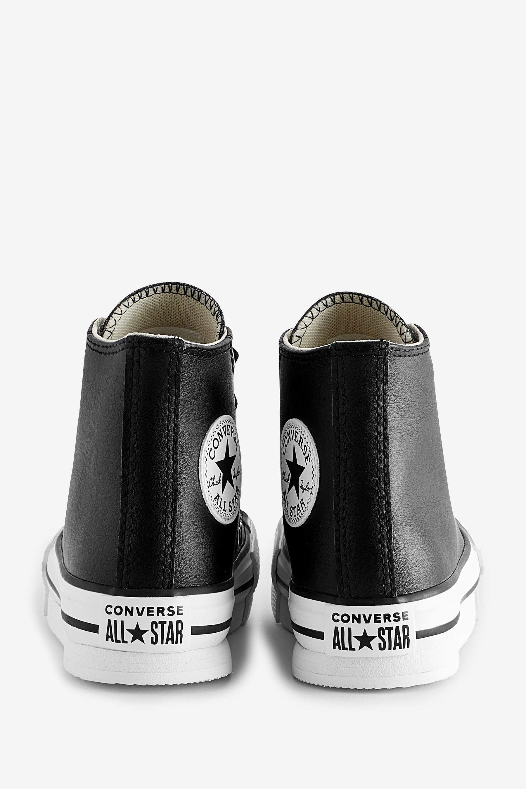 Childrens leather converse trainers hot sale