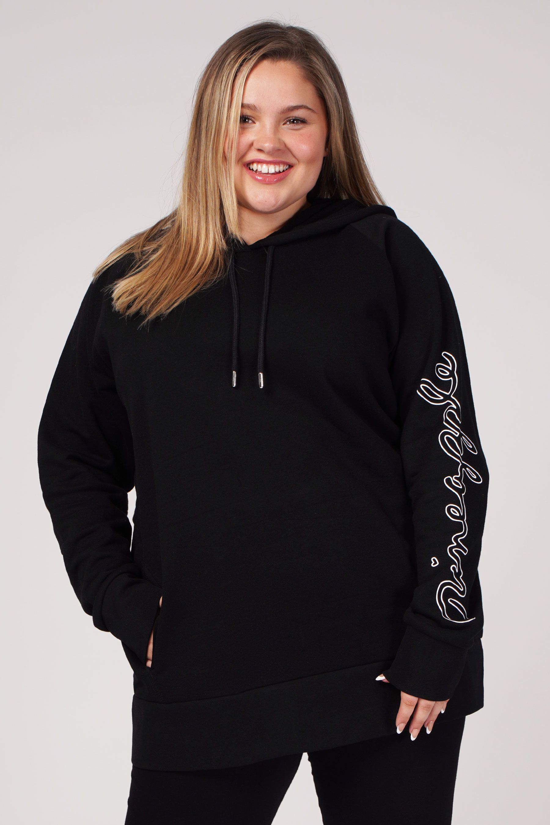 Pineapple longline hoodie on sale