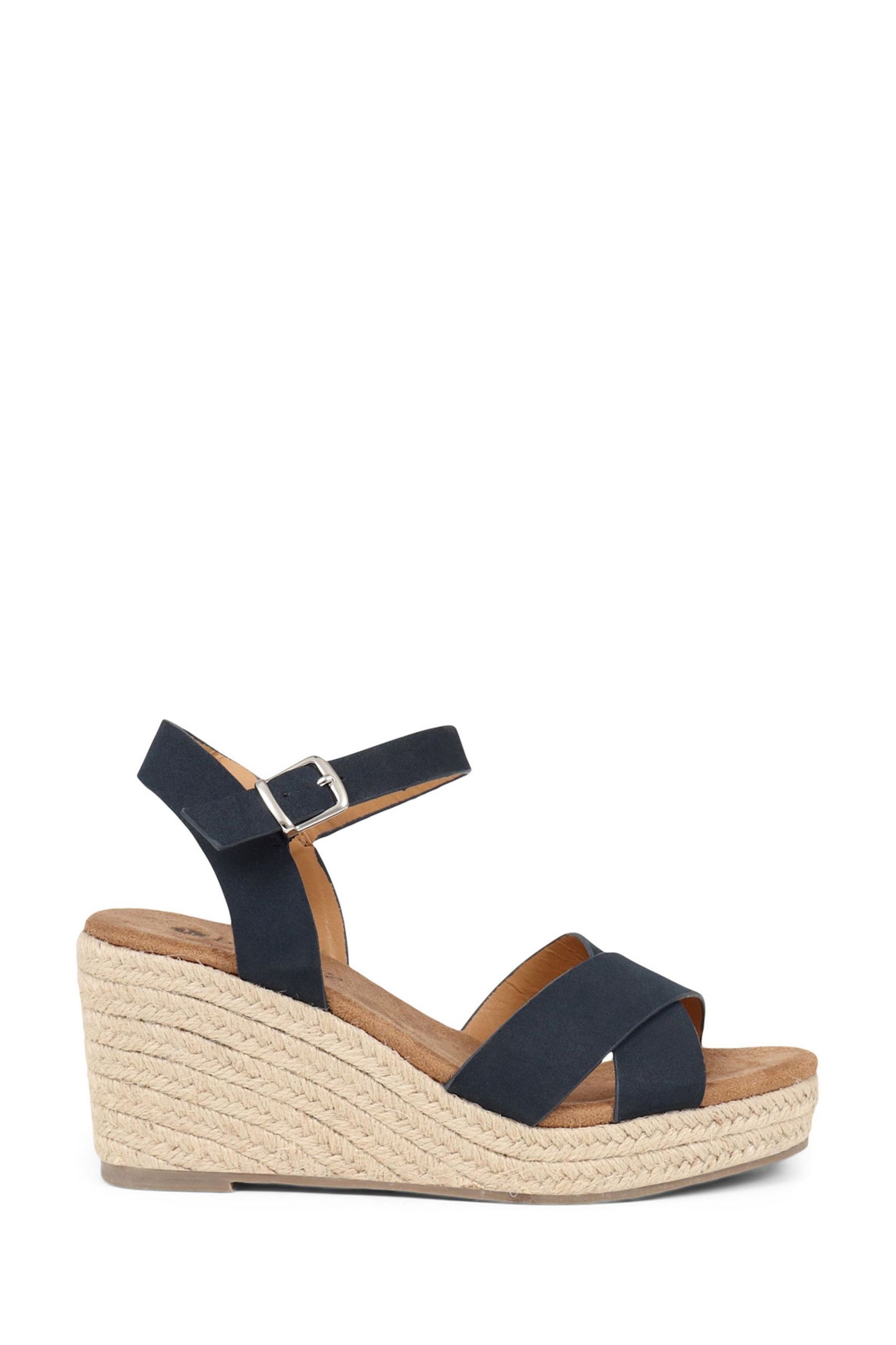 Buy Pavers Navy Pavers Lightweight Platform Espadrilles from Next Luxembourg