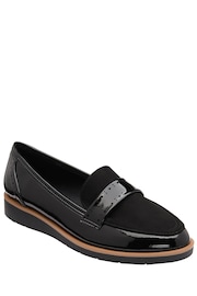 Lotus Black Patent Loafers - Image 1 of 4