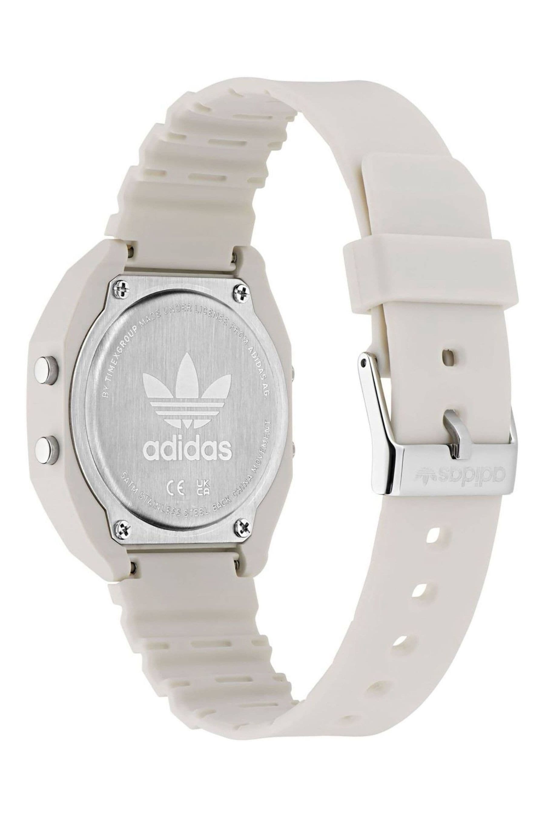 Buy adidas Originals Digital Two White Watch from the Next UK