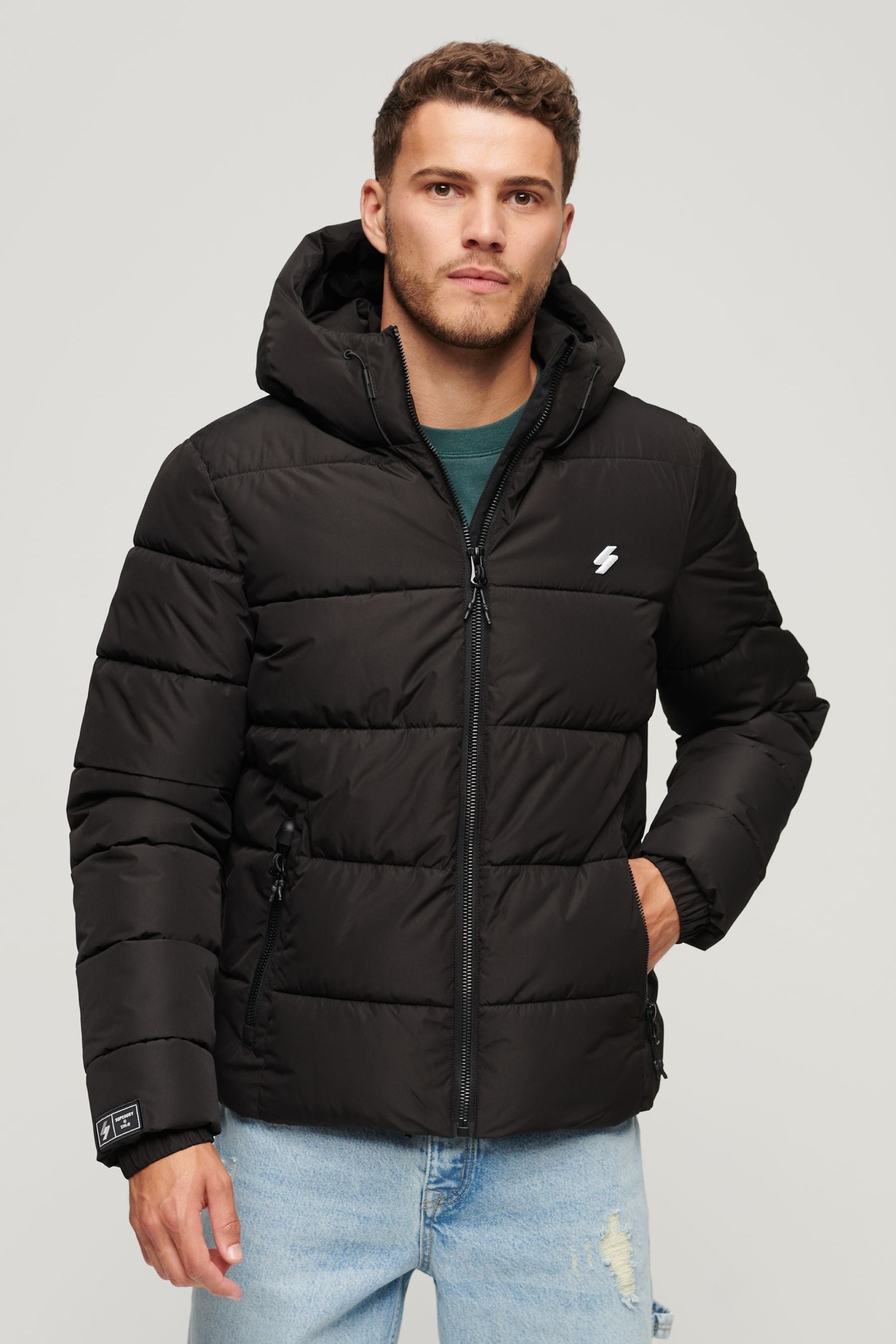 Sports puffer jacket mens hotsell