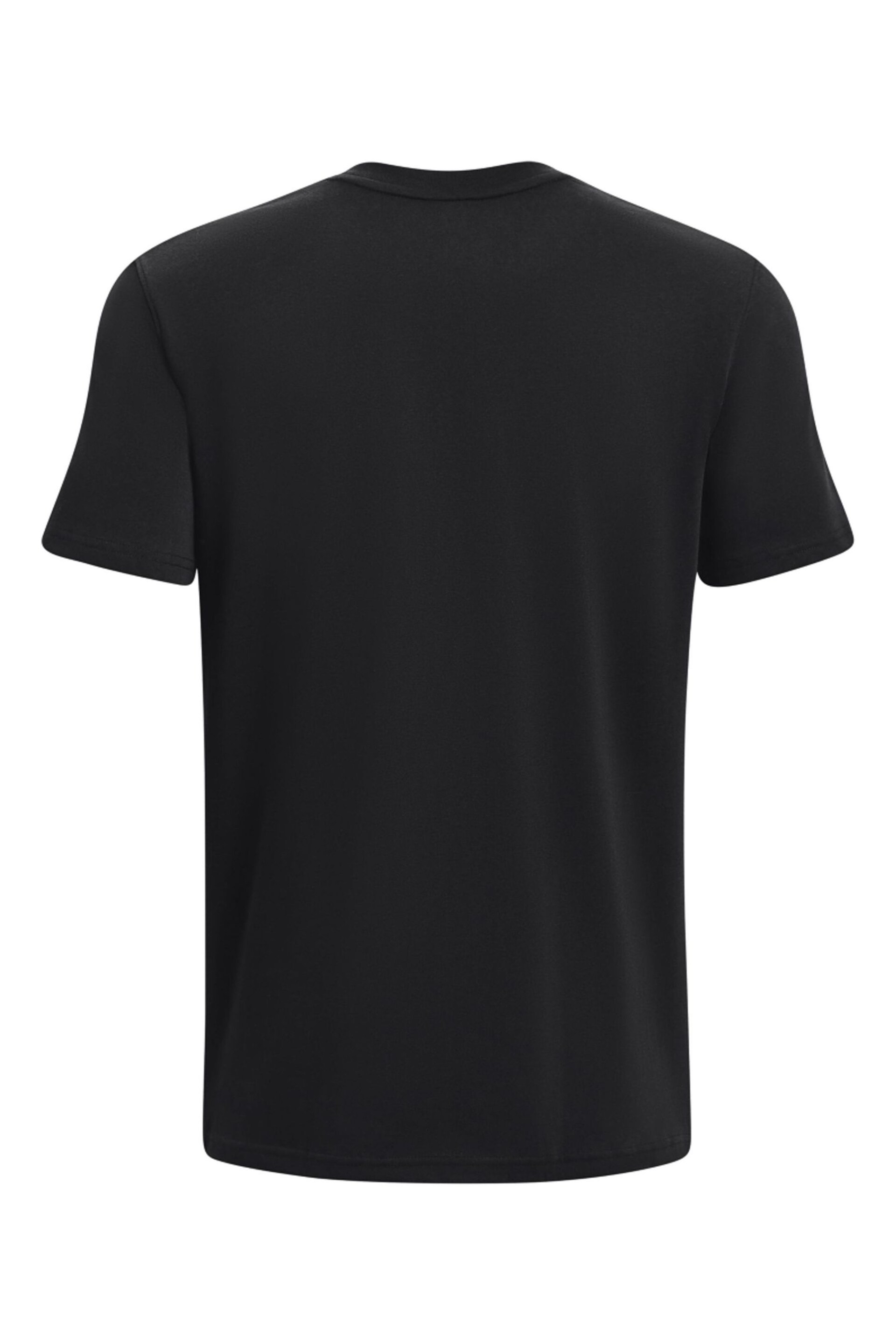 Under Armour Black Logo Heavyweight T-Shirt - Image 6 of 6