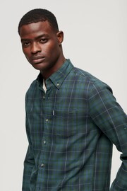 Superdry Green Vintage Check Shirt - Image 3 of 6