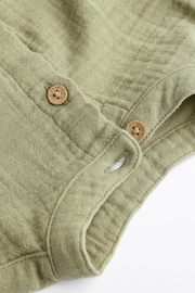 Sage Green Baby Shirt and Shorts Set (0mths-2yrs) - Image 9 of 10