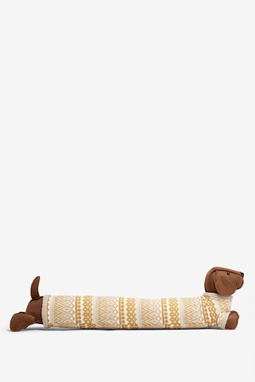 Brown Don the Dachshund Draught Excluder