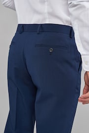 Bright Blue Stretch Smart Trousers - Image 2 of 3