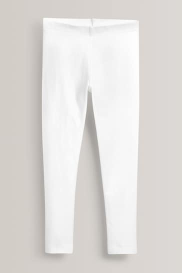 White Regular Fit Leggings (3-16yrs)